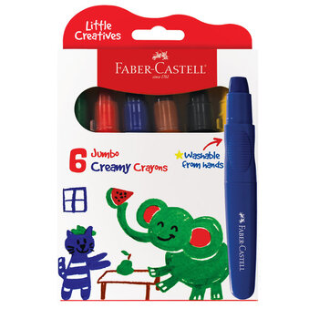 Faber-Castell Jumbo Creamy Crayons