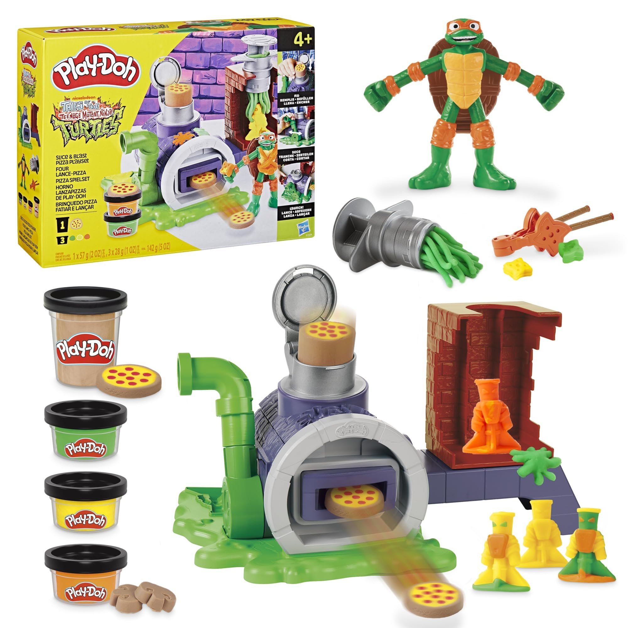 Play-Doh Teenage Mutant Ninja Turtles Slice and Blast Pizza Playset