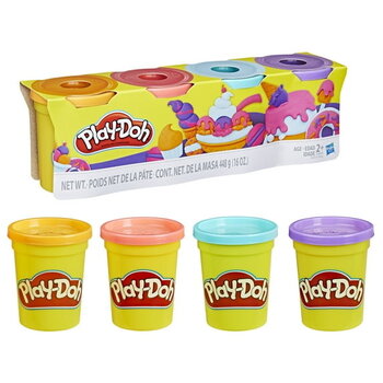 PLAY DOH Play-Doh 4-Pack of 4-Ounce Cans (Assorted Colors)