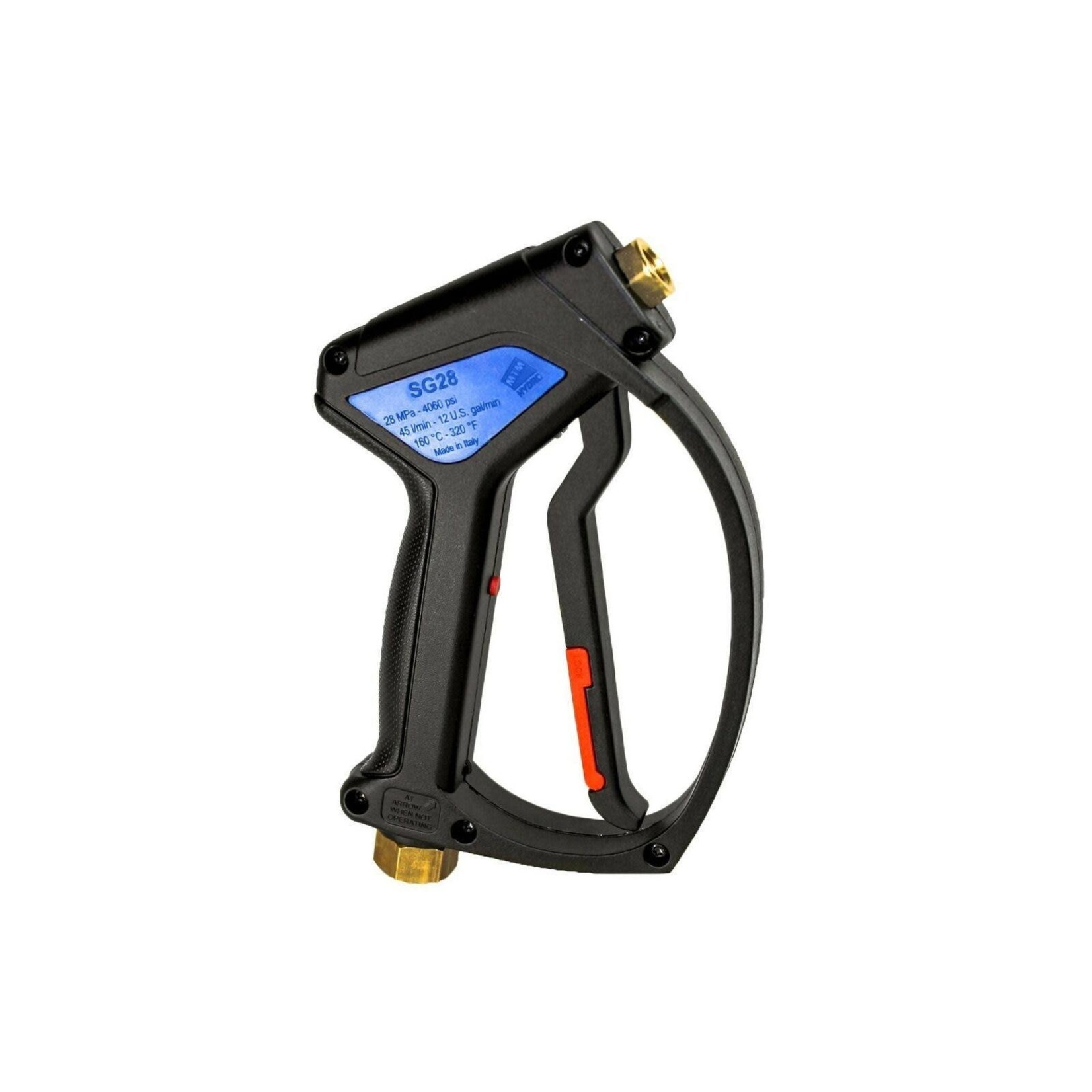 Veloci MTM  SG28 Pressure Washer Short Gun | Stainless Quick Connects