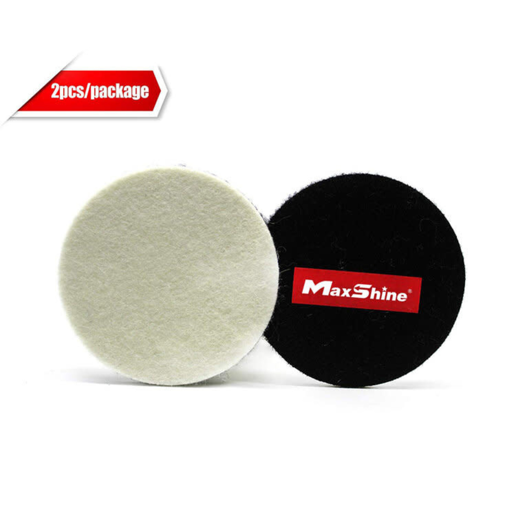 MaxShine Maxshine Wool Glass Polishing Pad 3in (2 Pack)
