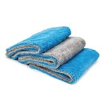 AutoFiber Autofiber  [Royal Plush] Double Pile Microfiber Detailing Towel 700GSM 3PK (Blue)
