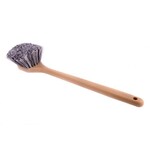 Long Green/Gray Wheel and Tire Brush