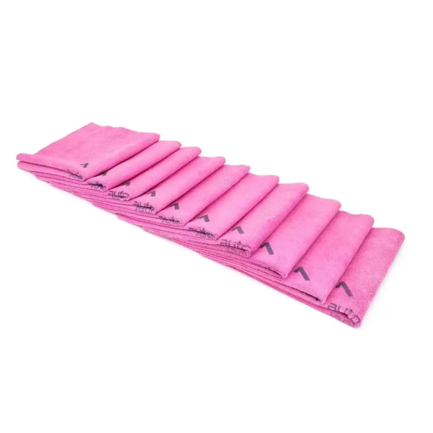 AutoFiber Autofiber  [Quadrant Wipe] Microfiber Coating Leveling Towel 10PK (Pink)