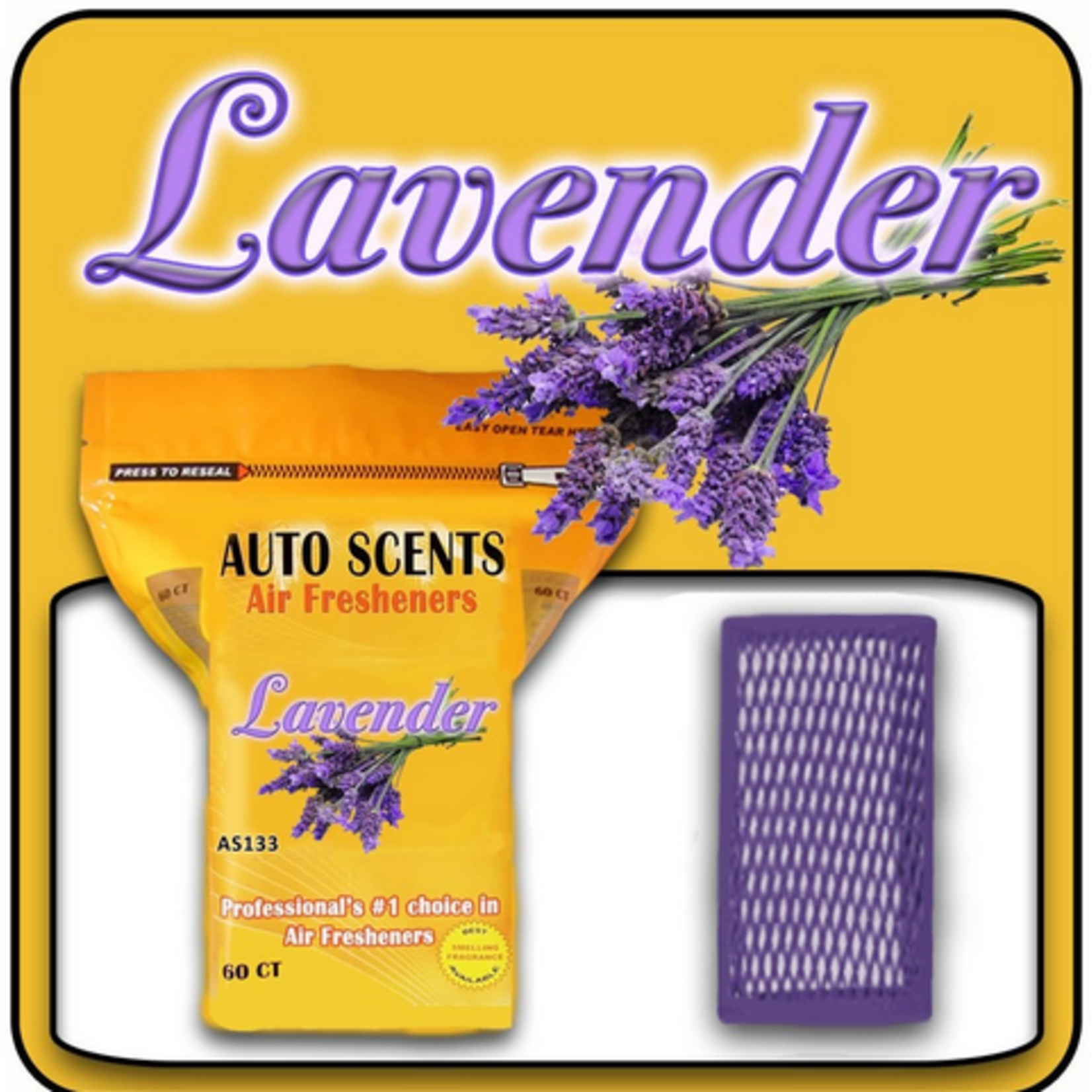 Auto Scents Auto Scents Lavender 60 Count