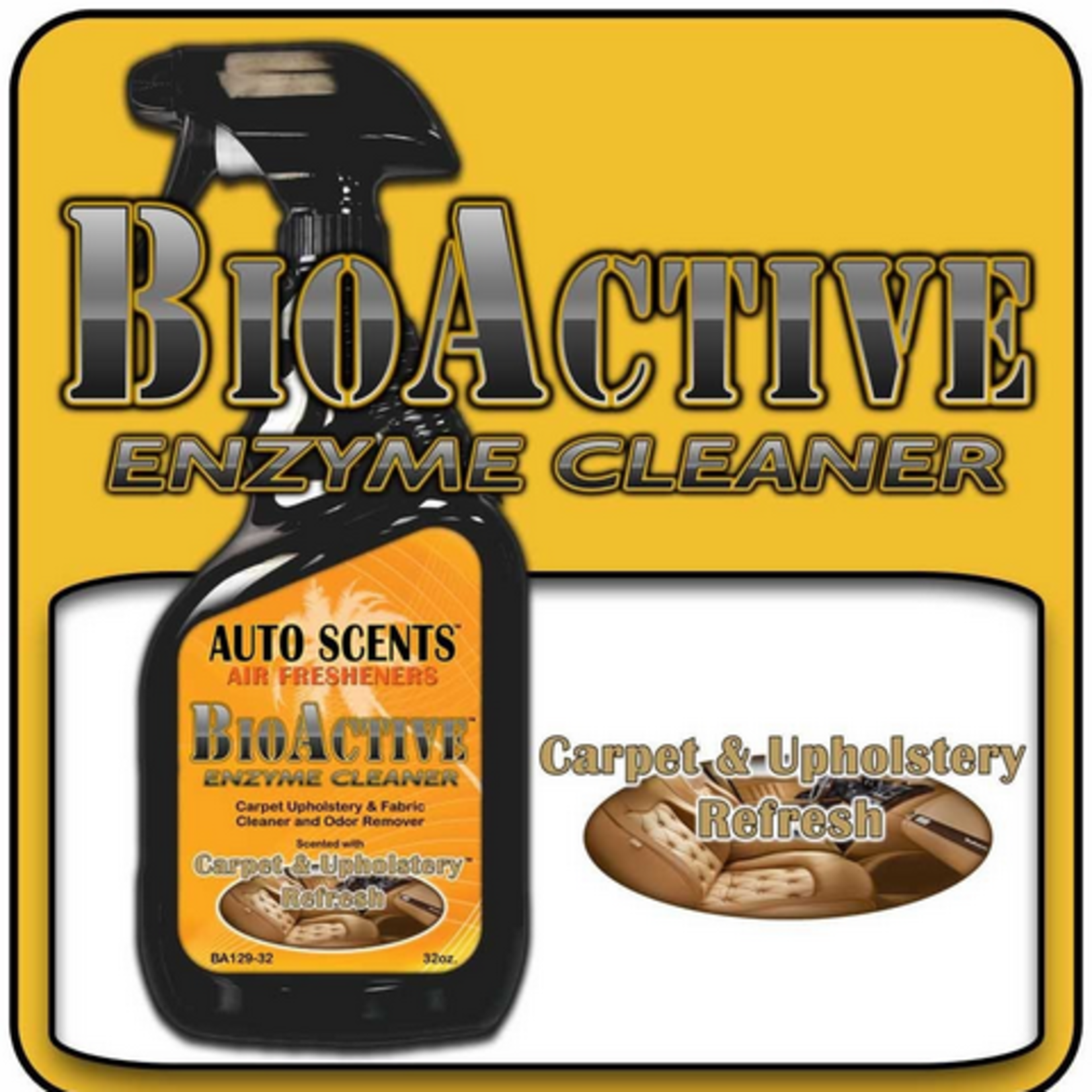 Auto Scents Auto Scents BioActive Enzyme Cleaner (Upholstery Refresh) 32OZ
