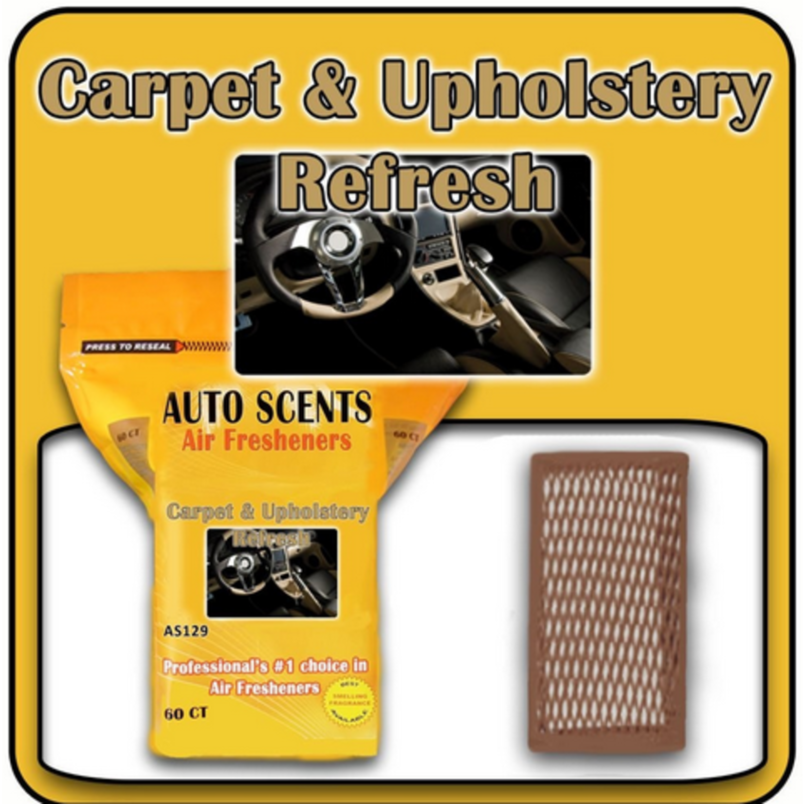 Auto Scents Auto Scents Carpet & Upholstery Refresh 60 Count