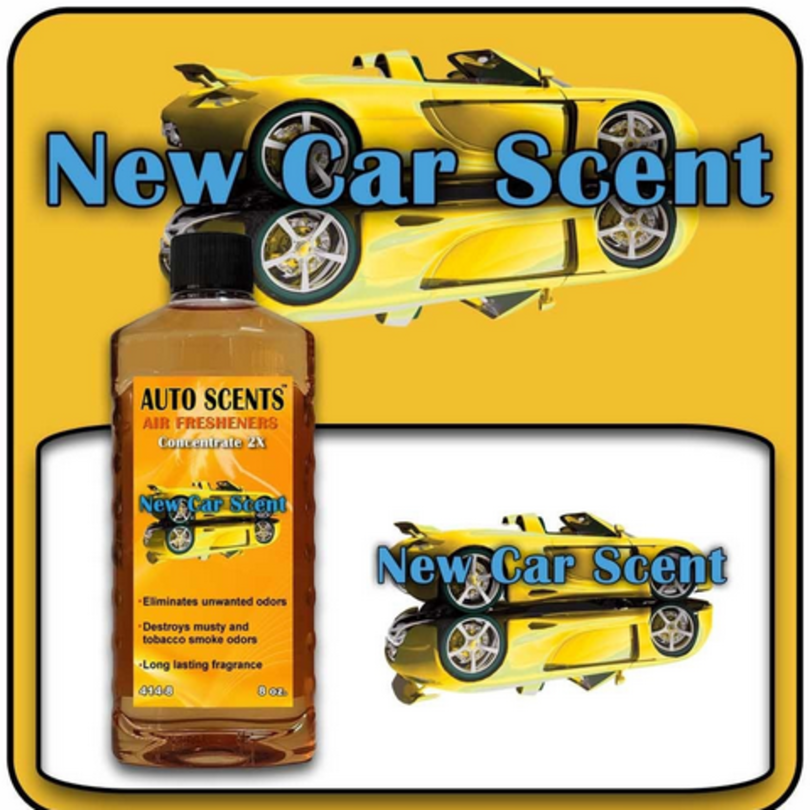 Auto Scents Auto Scents New Car Scent Air Freshener Concentrate 8 oz
