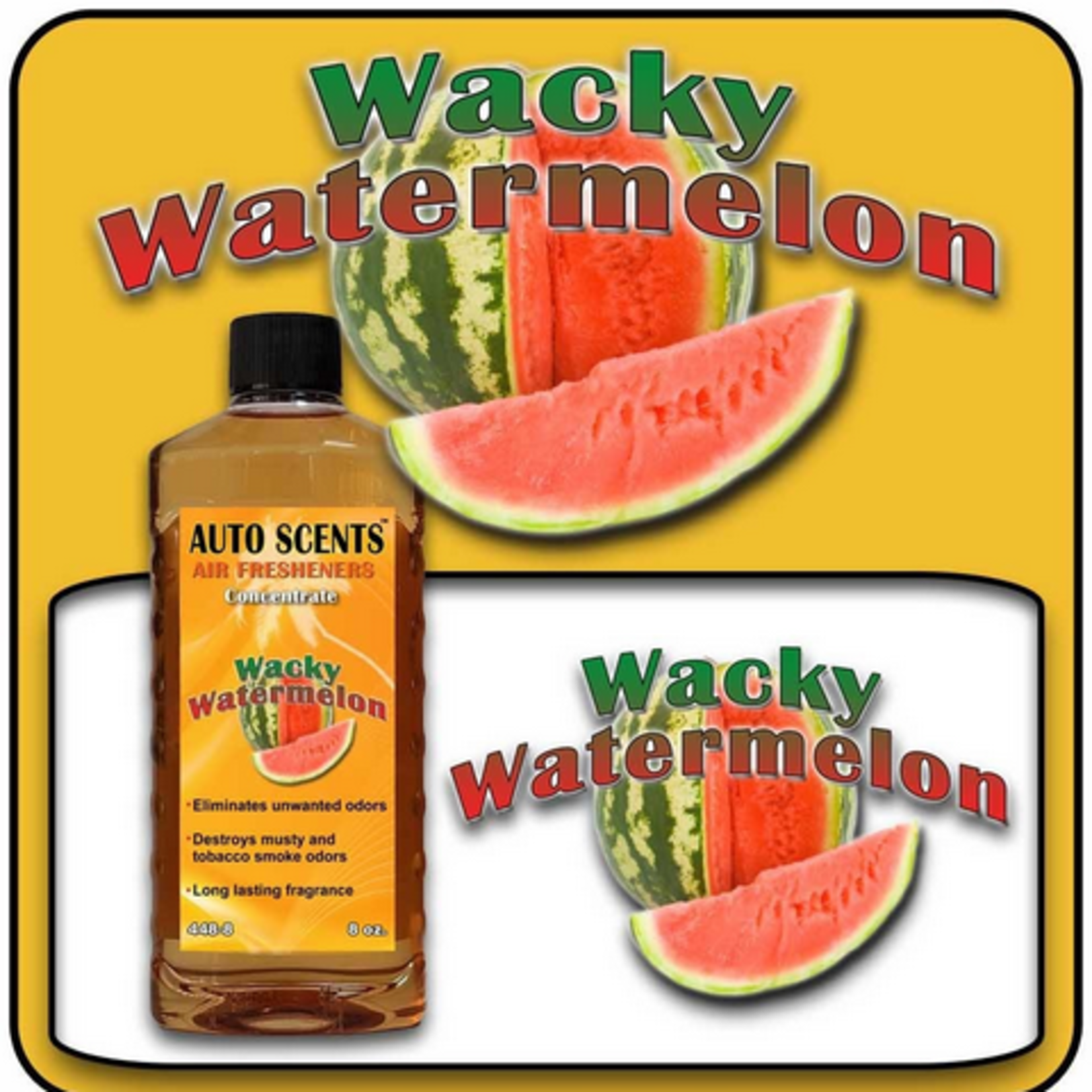 Auto Scents Auto Scents Air Fresheners - Wacky Watermelon 2X Concentrate