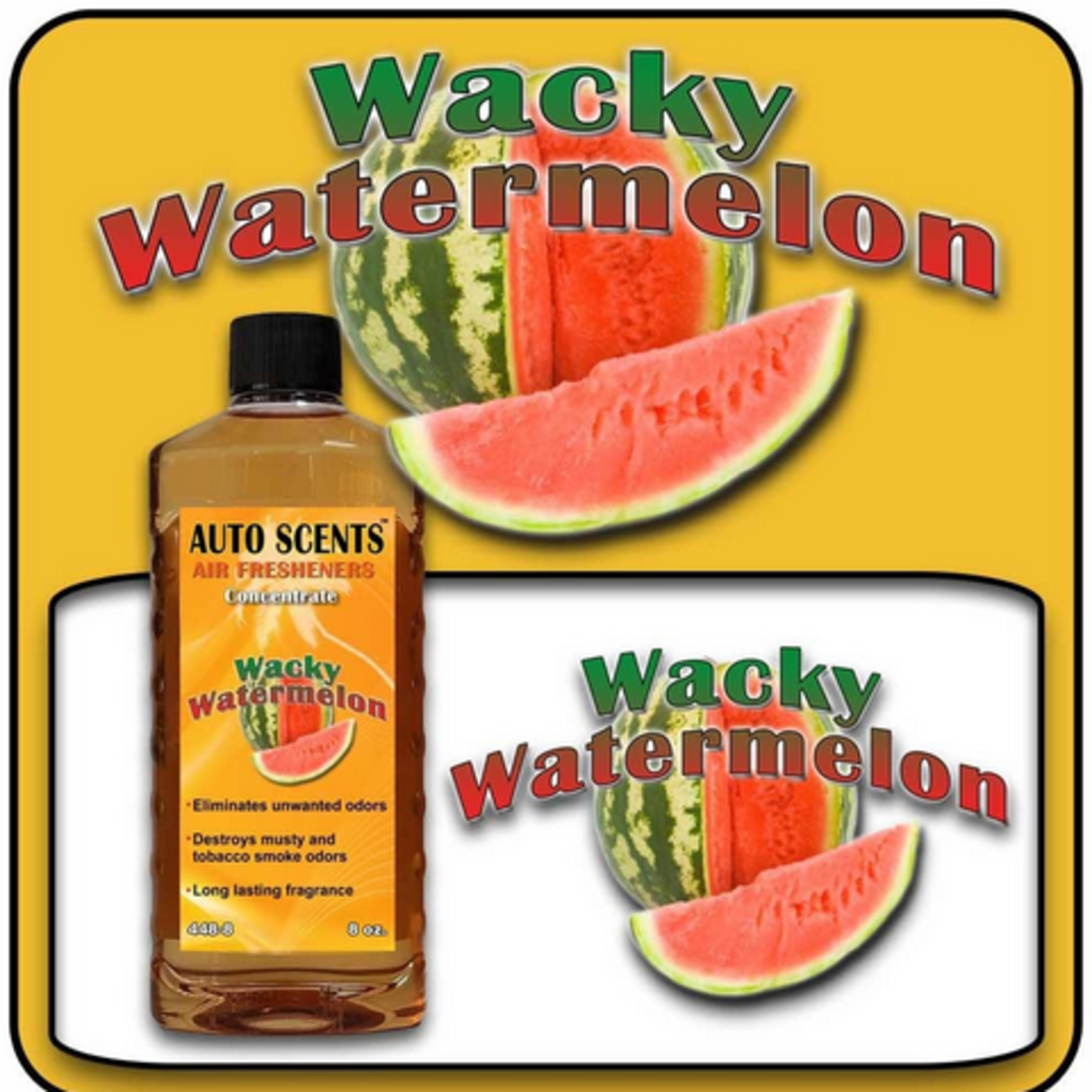 Auto Scents Auto Scents Wacky Watermelon Air Freshener Concentrate 8oz
