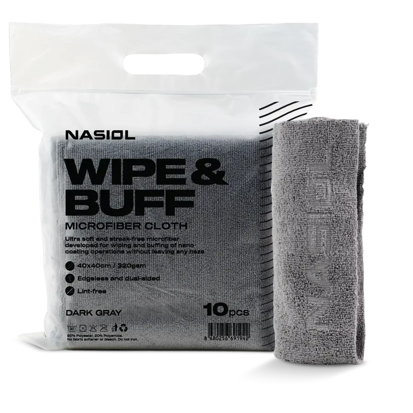 Nasiol Nasiol - Wipe & Buff Microfiber Cloth