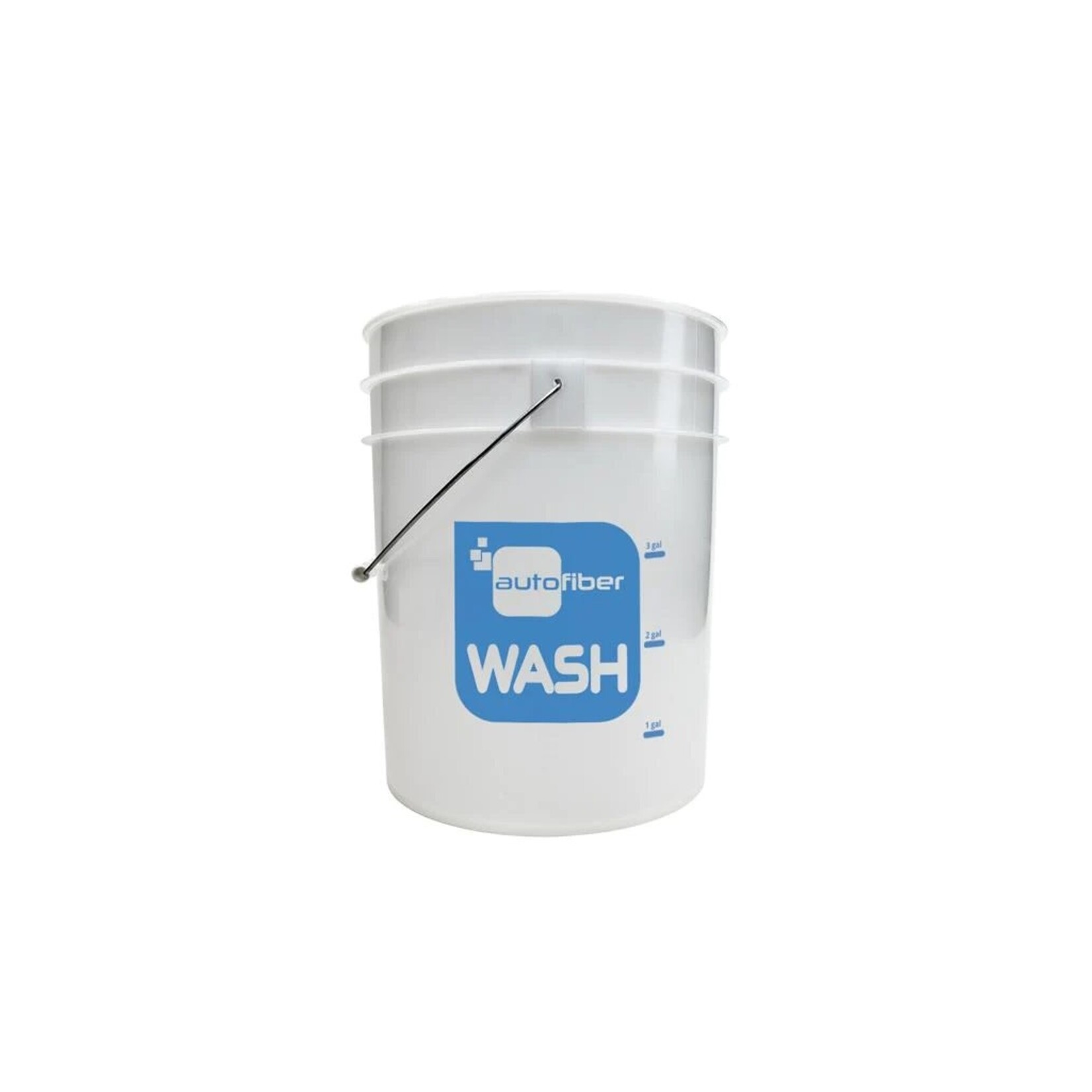 Autofiber [WASH BUCKET] 5 Gallon Clear with Gallon Markers