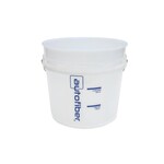 AutoFiber Autofiber [WASH BUCKET] 3.5 Gallon Clear with Gallon Markers