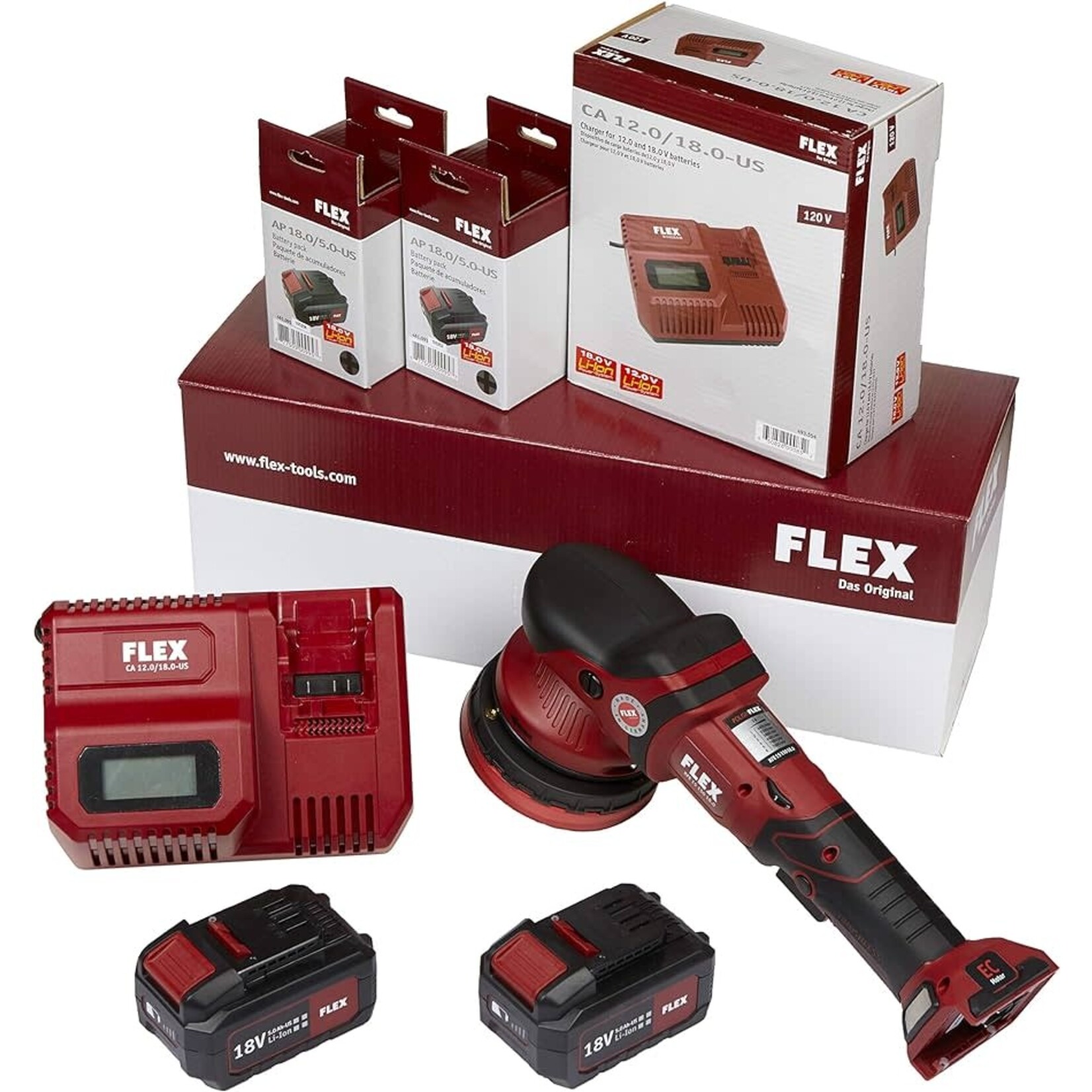 FLEX Flex - XFE 15 150 Cordless Orbital Polisher Set