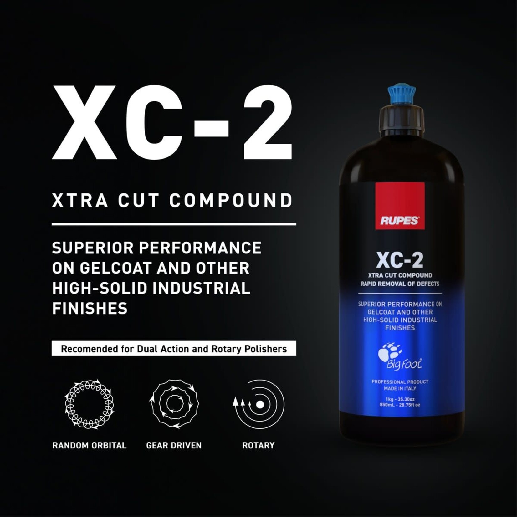 RUPES Rupes - XC-2 Xtra Cut Compound