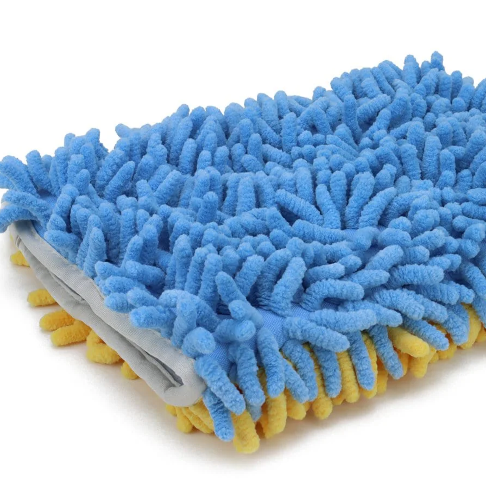 AutoFiber Autofiber [Zero Cuff] Microfiber Noodle Wash Mitt (Blue / Gold)