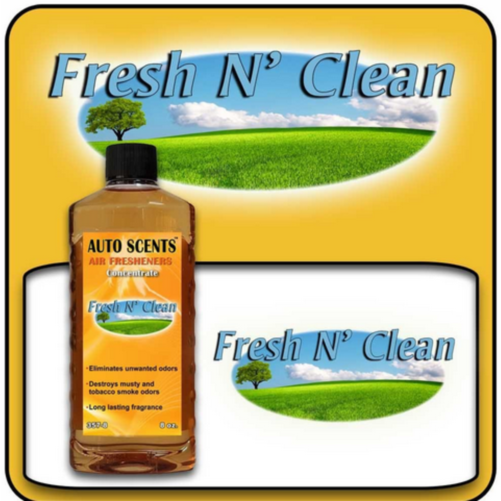 Auto Scents Auto Scents Fresh N Clean Air Freshener Concentrate 8oz