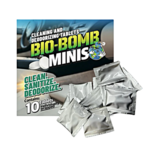 Bio Bombs Bio-Bomb Minis | Dissolvable Cleaning and Deodorizing Tablets | 10PCK