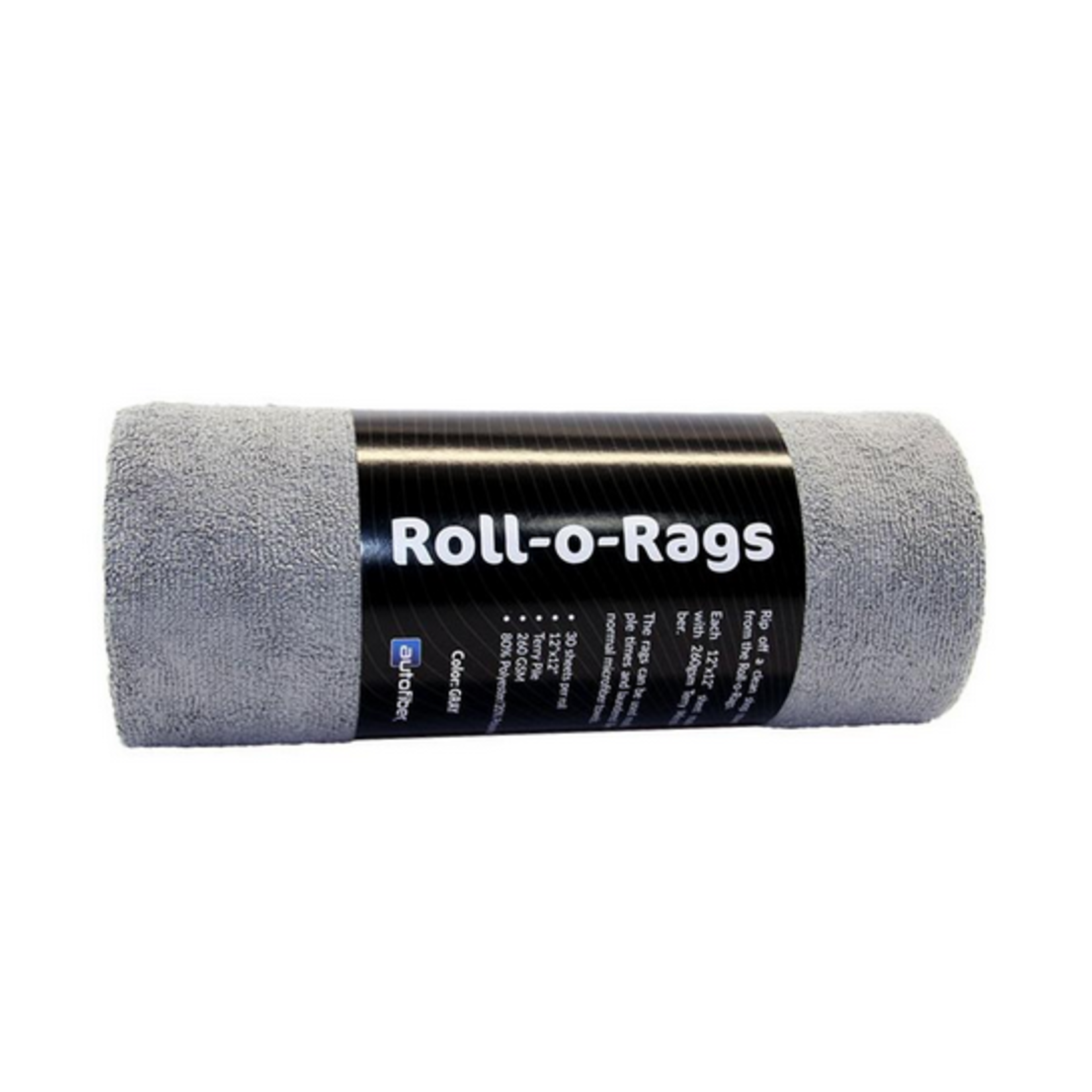 AutoFiber Autofiber Roll-o-Rags (12x12) Gray