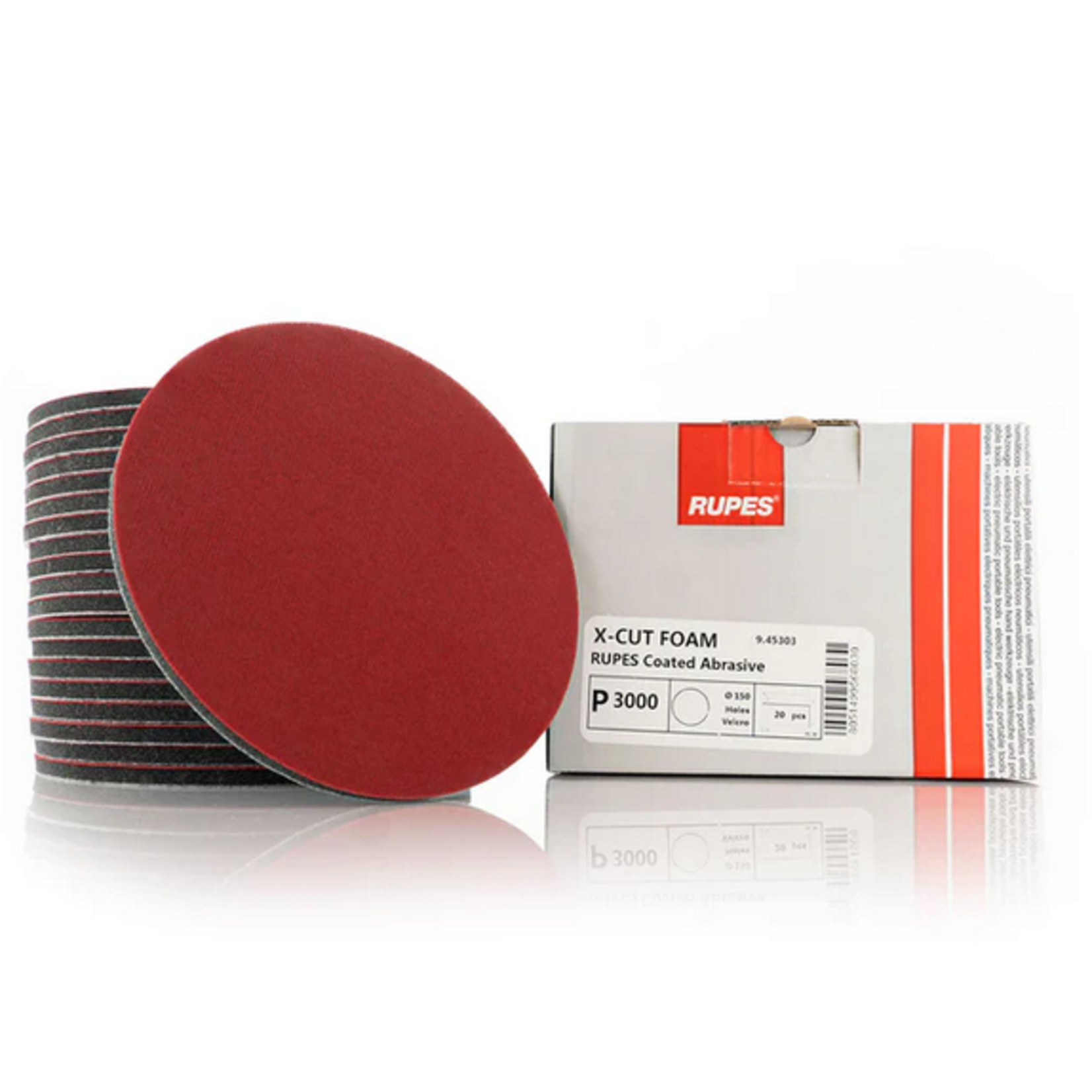 RUPES Rupes 5" X-Cut Foam Sanding Discs 3000 Grit 20pck
