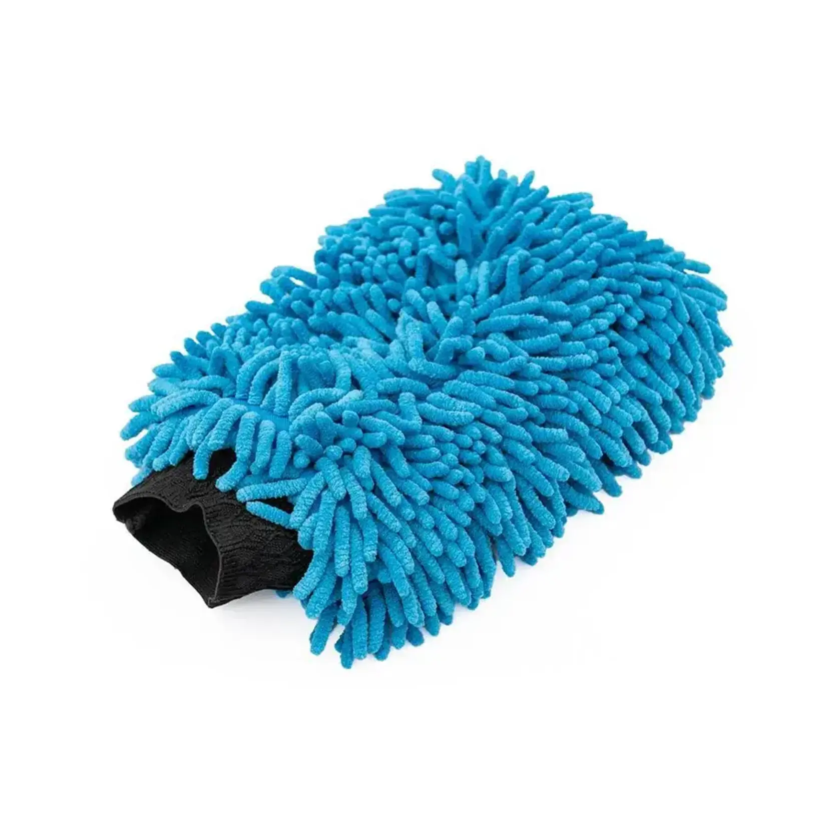 The Rag Company Chenille Wash Mitt Blue
