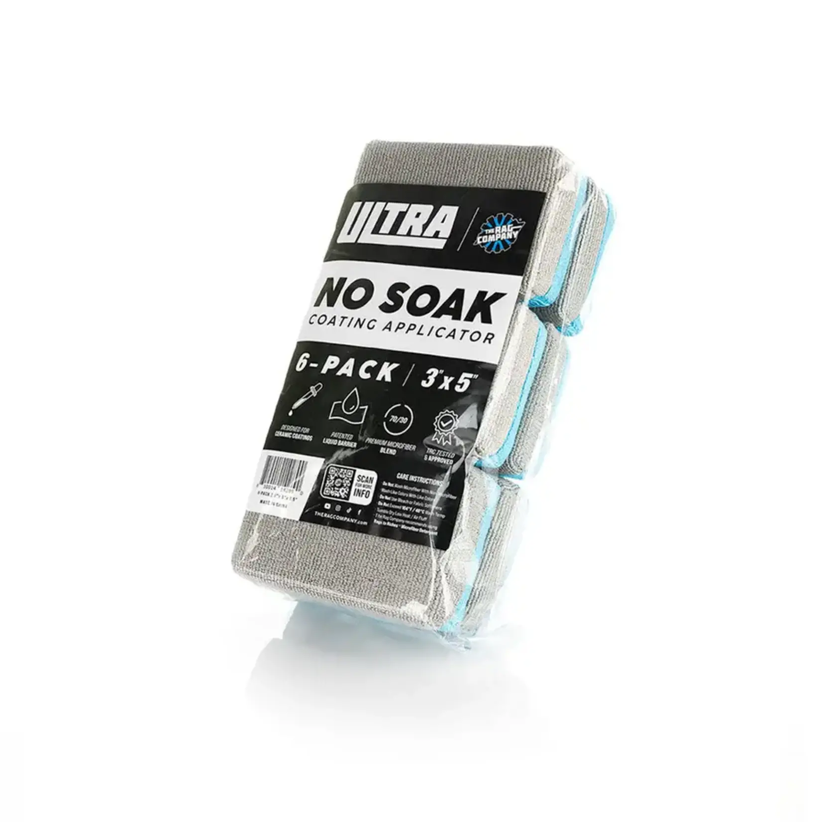 The Rag Company The Rag Company Ultra No-Soak Coating Applicator 6Pack