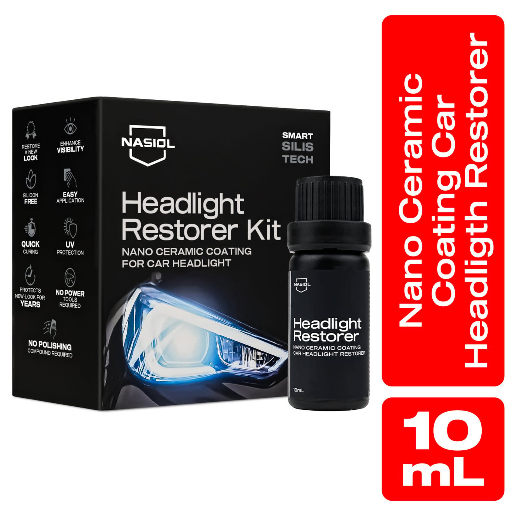 Nasiol Nasiol Headlight Restorer Kit