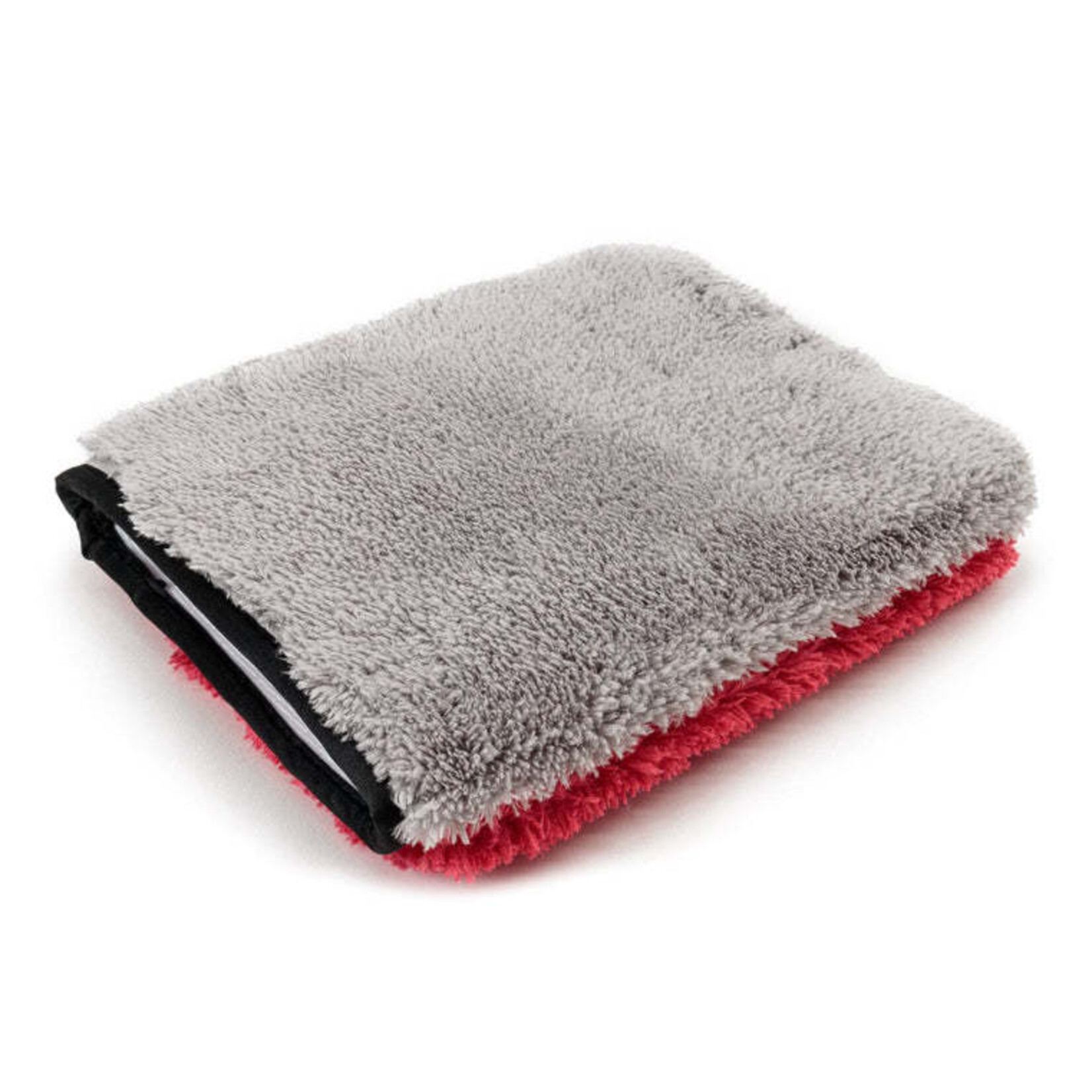 AutoFiber Autofiber [Zero Cuff] Soft Plush Microfiber Car Wash Mitt (Red/Gray)