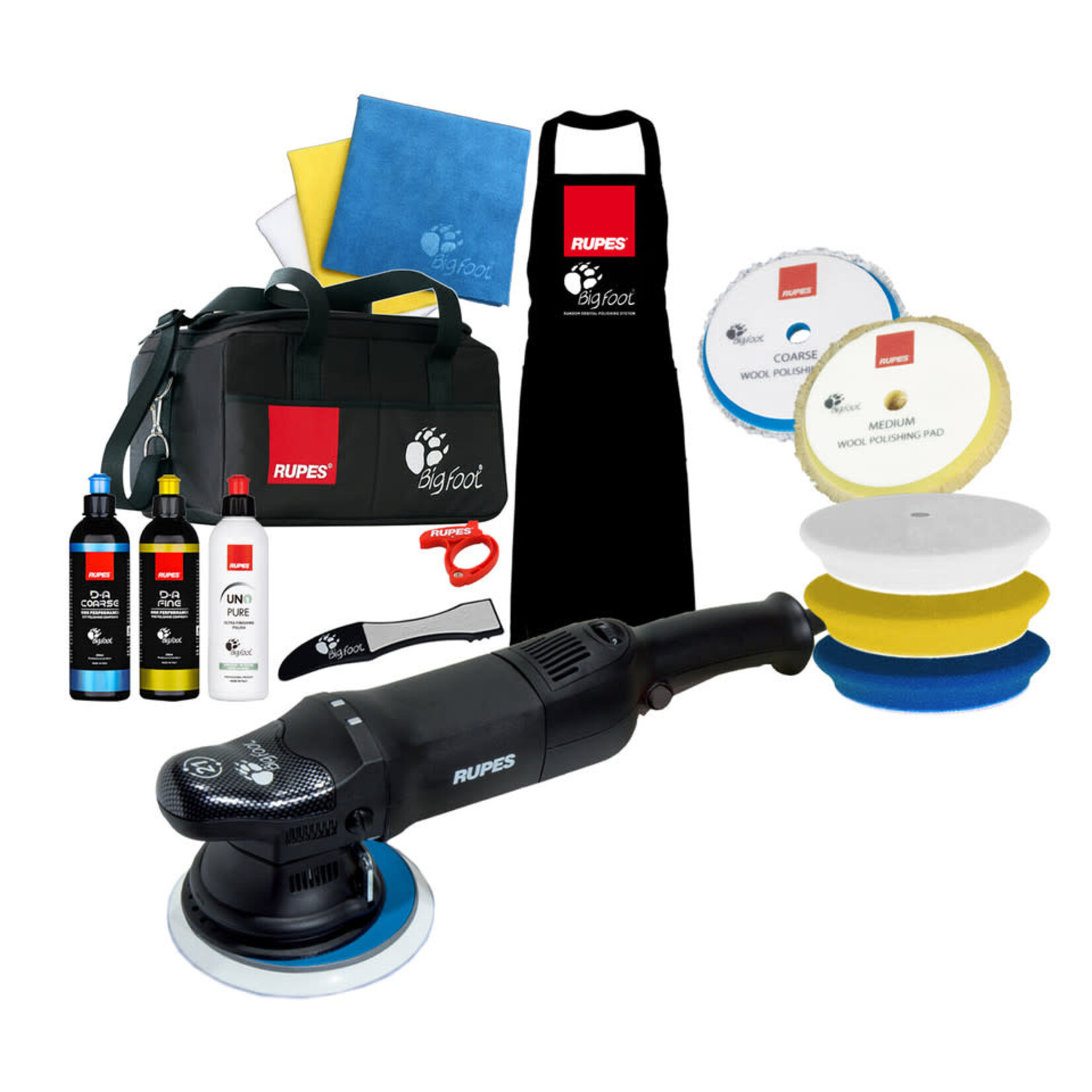 RUPES Rupes LHR21ES Random Orbital Polisher Complete Kit