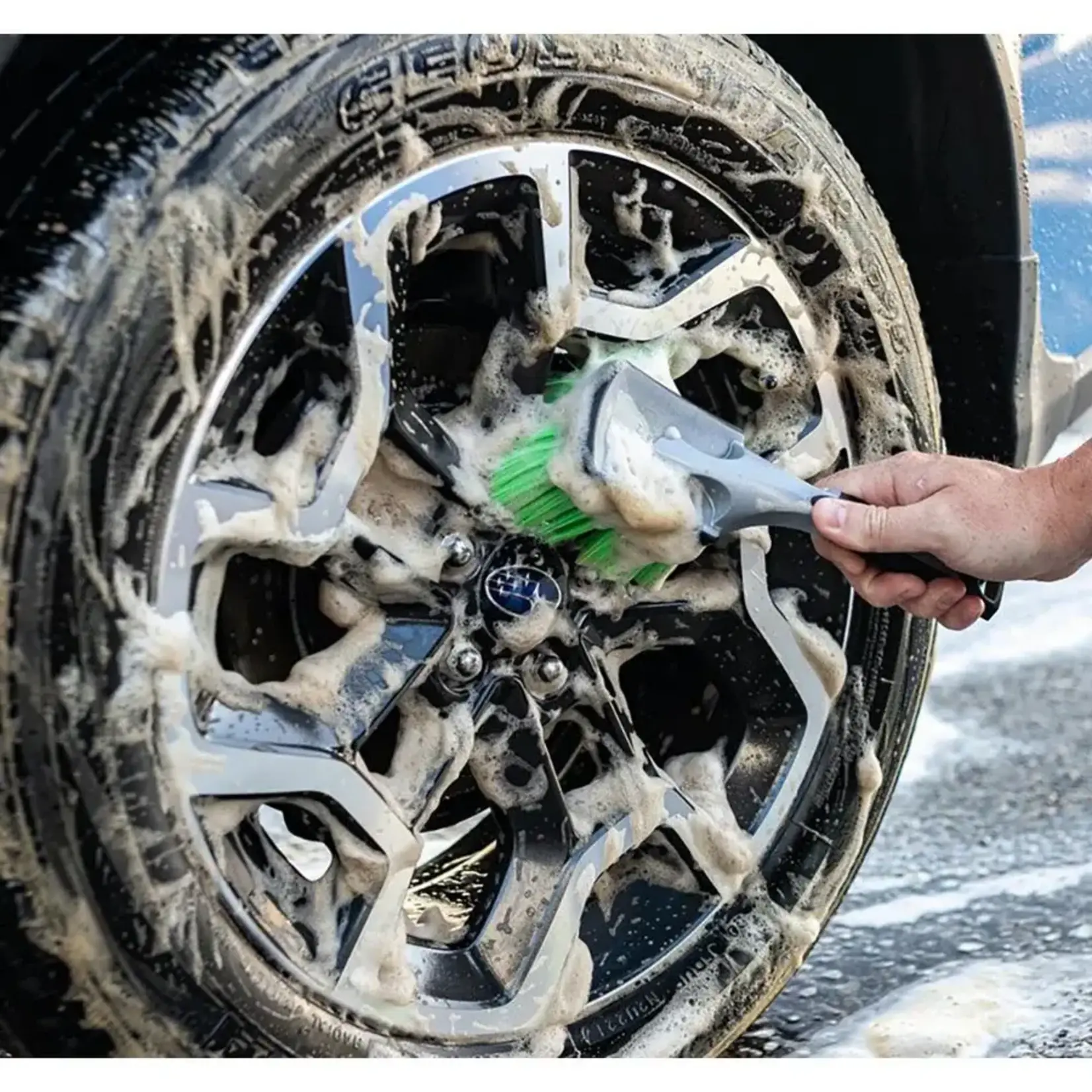 The Rag Company The Rag Company Soft Grip Wheel And Body Brush