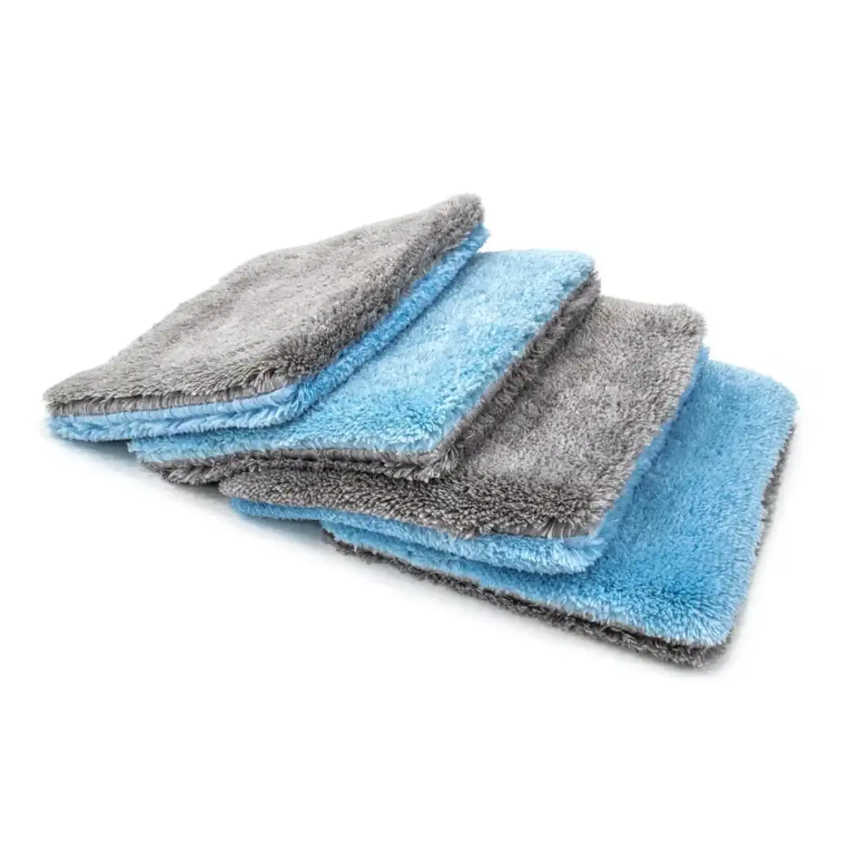 AutoFiber AutoFiber -[Flat Out] Microfiber Wash Pad (9"x8") Blue/Red - 4 pack