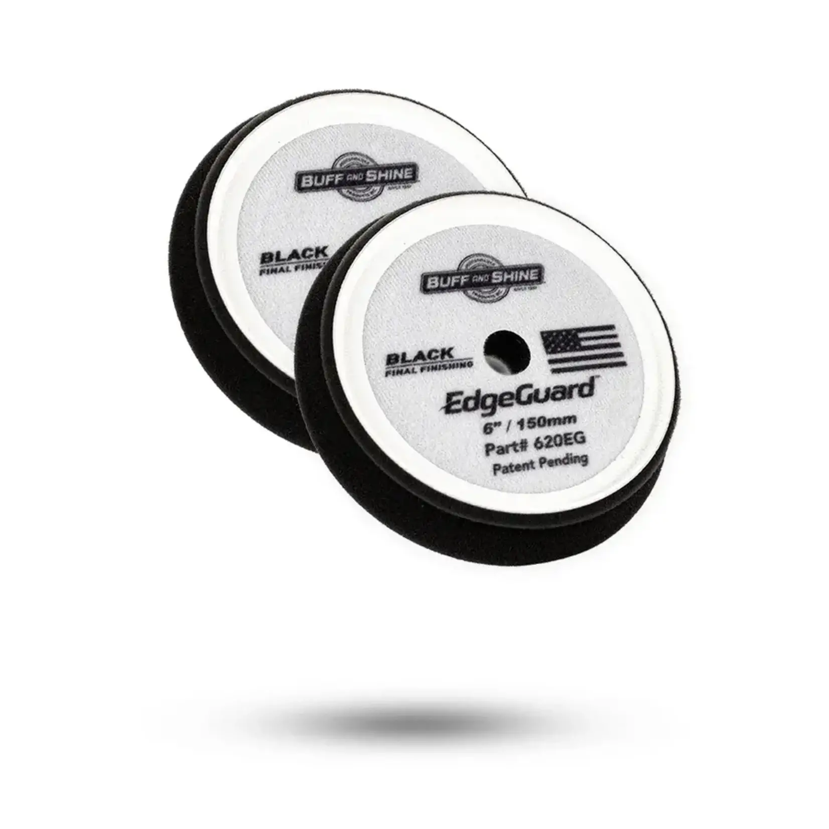 Buff & Shine Buff and Shine Edgeguard Black 6" Final Polishing