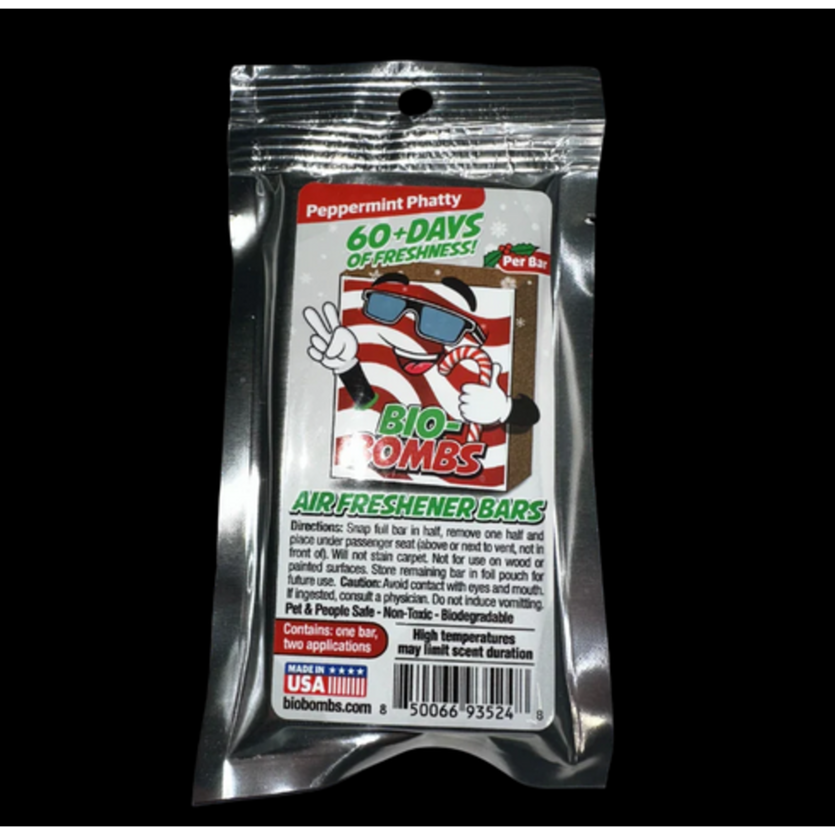 Bio Bombs Bio-Bombs Peppermint Phatty Air Freshener Bar