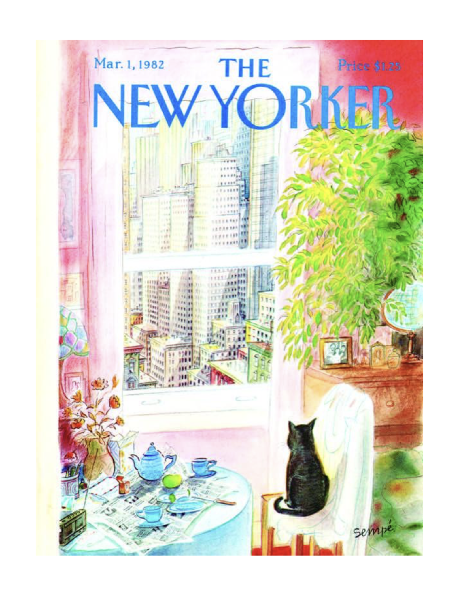 New York Puzzle Co New Yorker Puzzle - Cat's Eye View