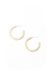 Lover's Tempo Gloria Lrg Hoop Earrings - Gold