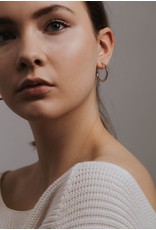 Lover's Tempo Gloria Lrg Hoop Earrings - Silver