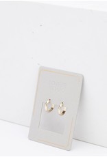 Silvia Hoop Earrings - Gold