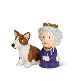 Queen & Corgi Salt and Pepper