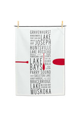 Muskoka Names Tea Towel