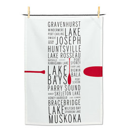 Muskoka Names Tea Towel