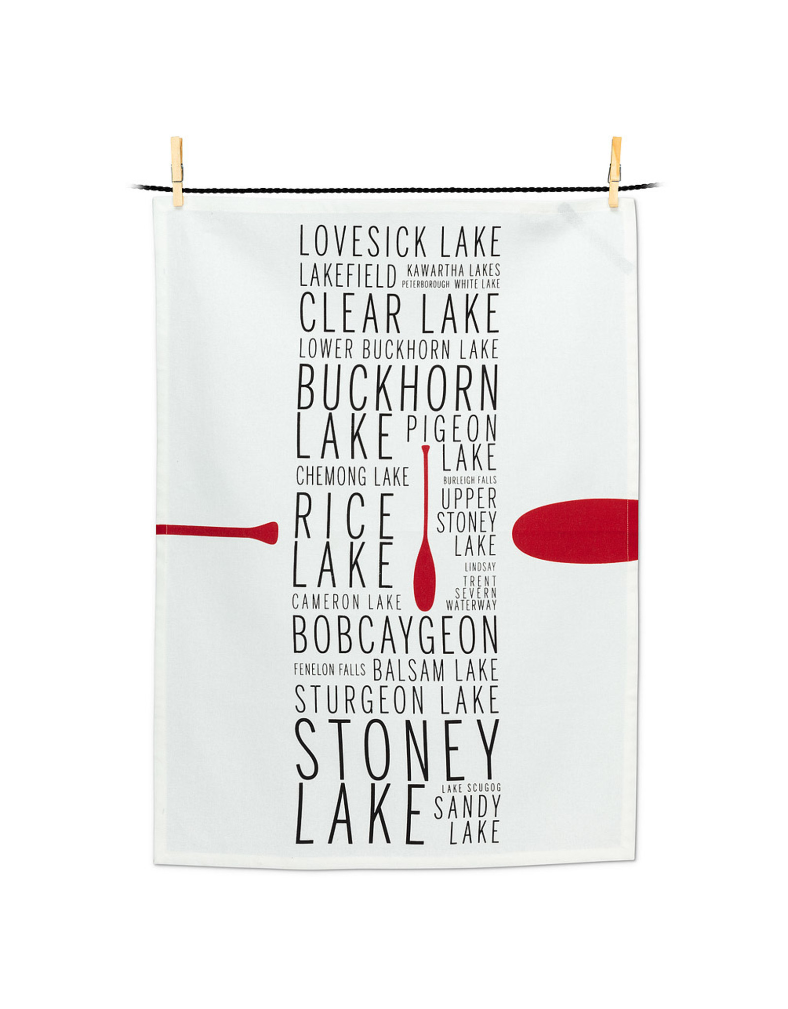 Kawartha Names Tea Towel