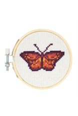 Mini Cross-Stitch Embroidery Kit - Butterfly