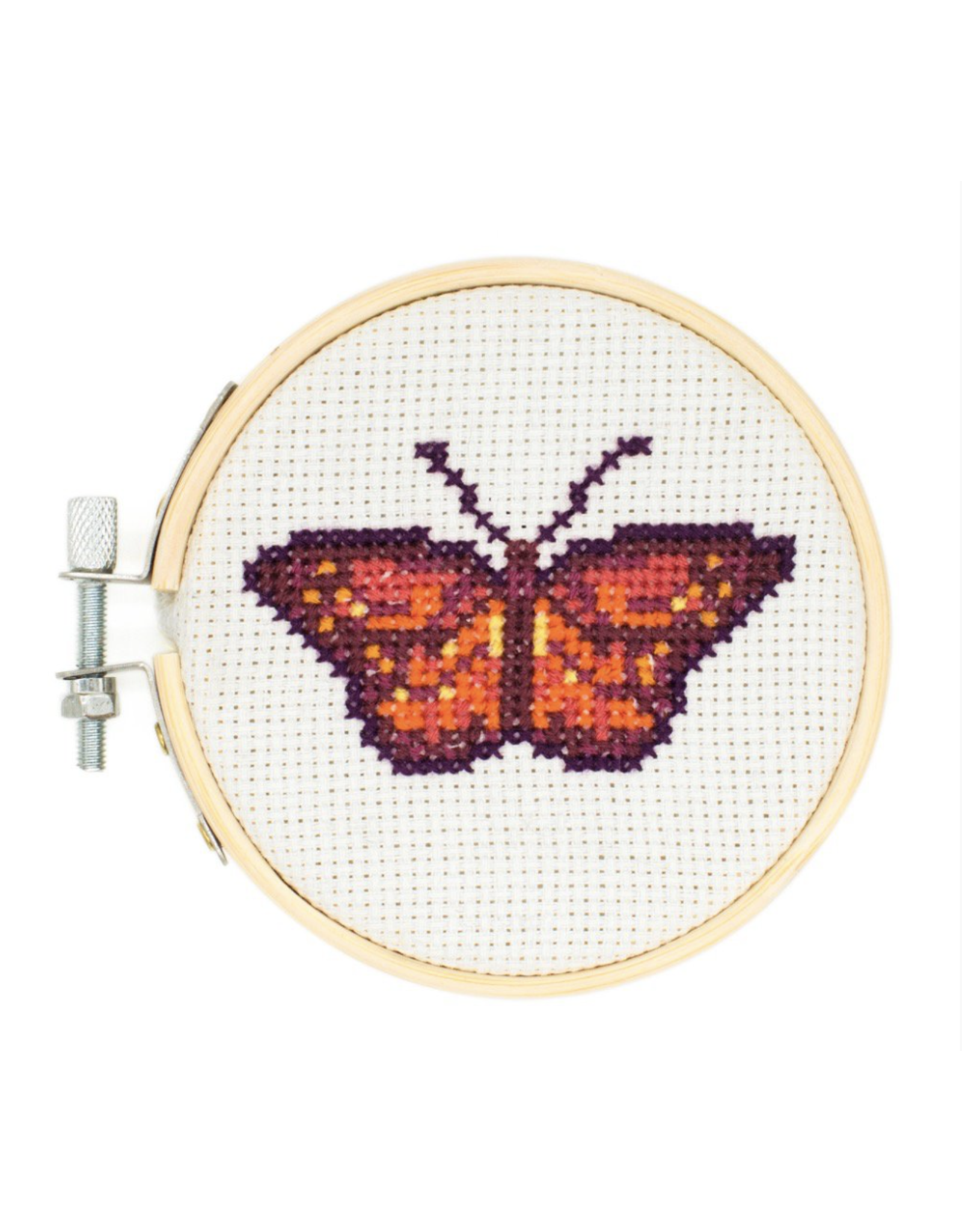 Mini Cross-Stitch Embroidery Kit - Butterfly