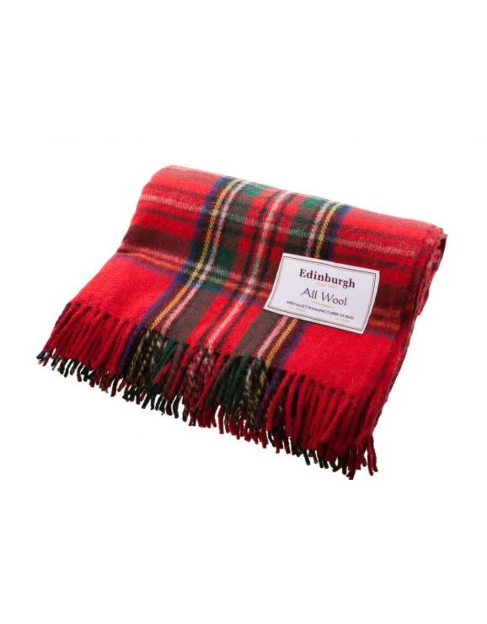 Highland Wool Throw - Royal Stewart
