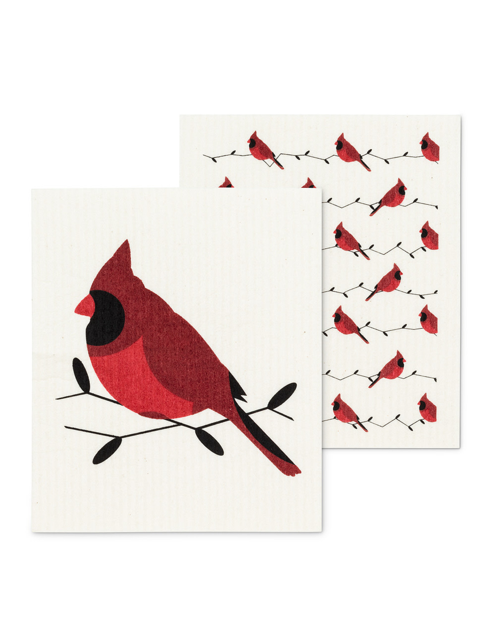 Cardinals Swedish Dishcloths S/2