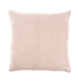 Lina Linen Pillow - Dusty Rose - 24" x 24"