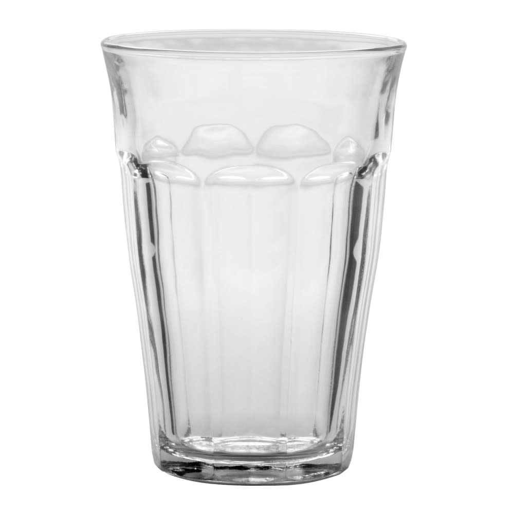 Duralex Picardie 12 5/8 Ounce Clear Stackable Drinking Glasses, Set of 6 