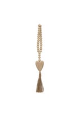 Prayer Beads with Heart and Tassel