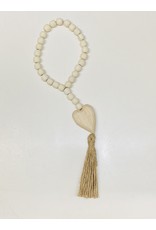 Prayer Beads with Heart and Tassel