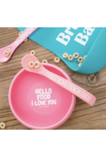 Bella Tunno Hello Food I Love You - Suction Bowl